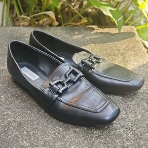 Steve Madden Ryann Womens Leather Loafers Sz 10